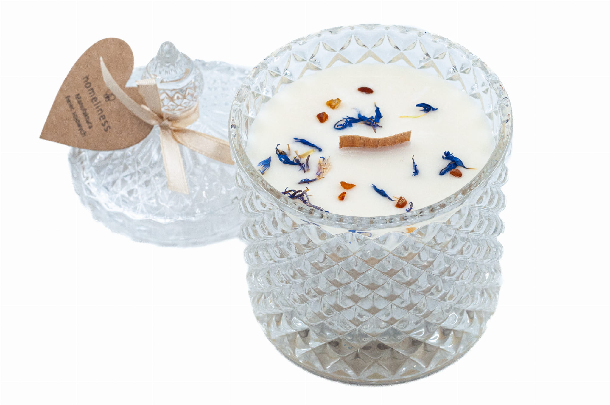 Świeca sojowa bursztyn kaszmir bergamotka